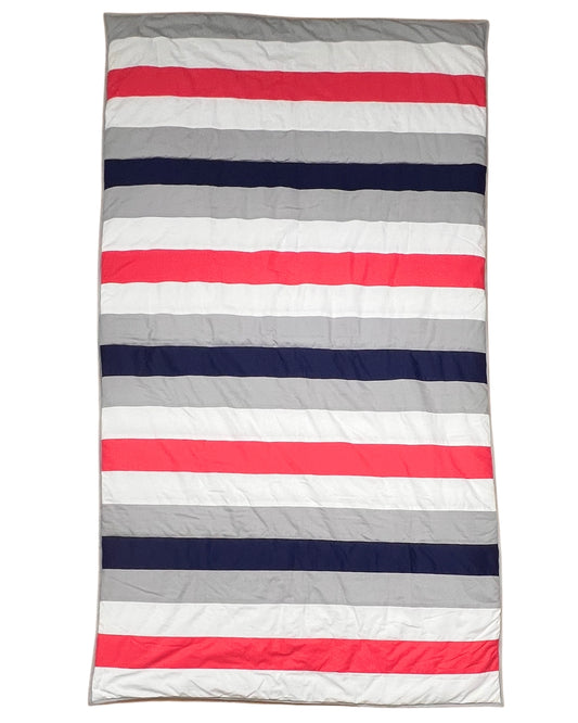 Classic Stripe Toddler Cotton Quilt