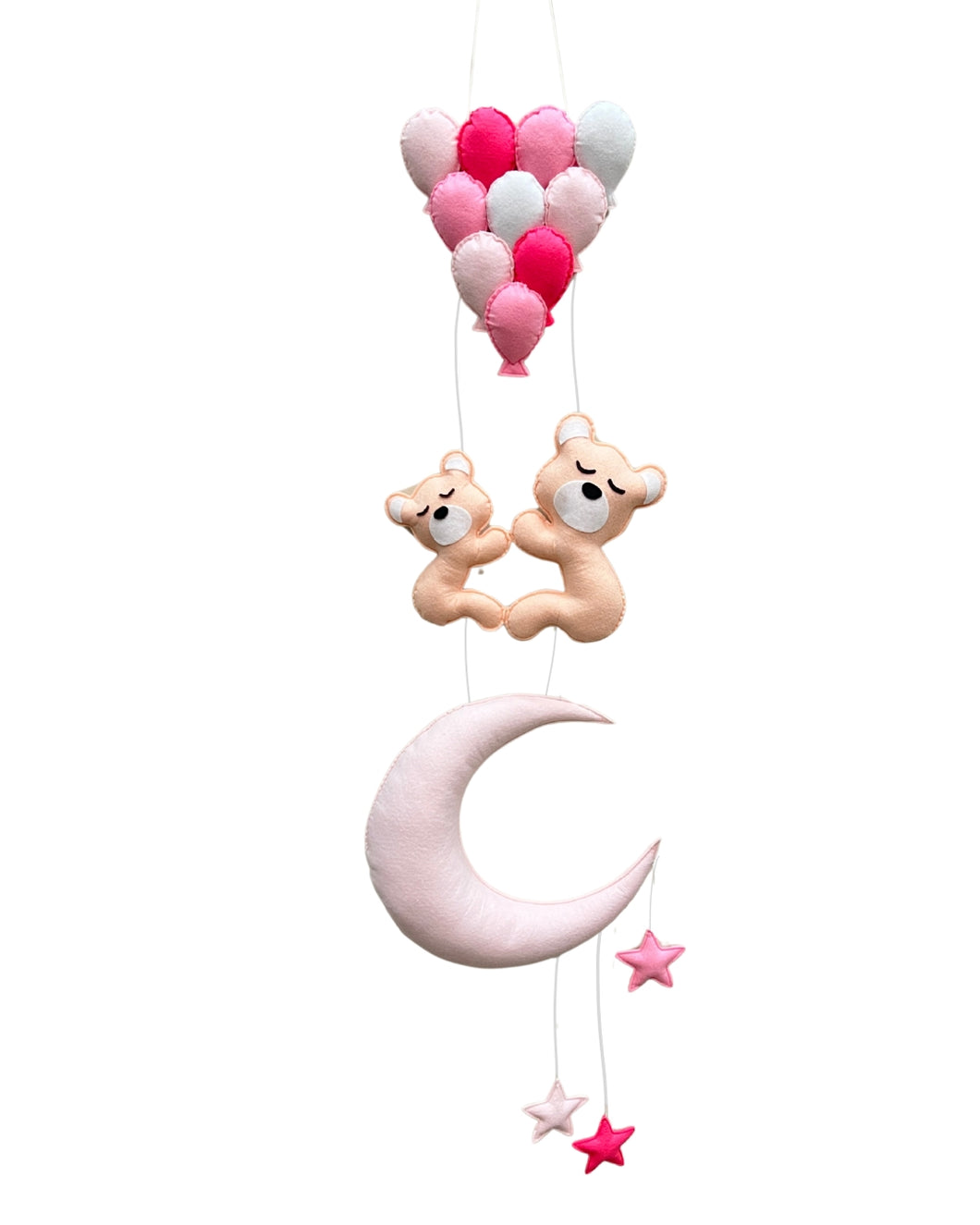 Moon cuddles Name Wall Hanging- Felt Fabric
