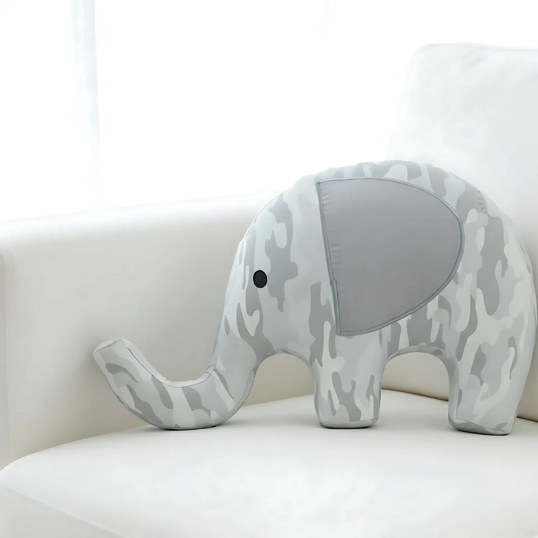 Colourful Elephant Cushion- Personalised Name
