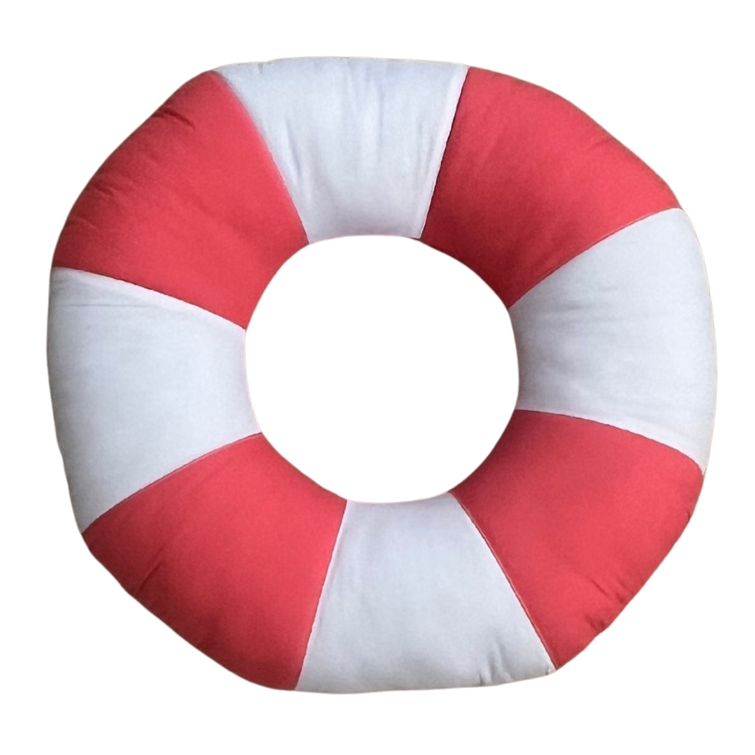 Nautical Rescue Tube Cushion – Cotton Kids Shaped Pillow