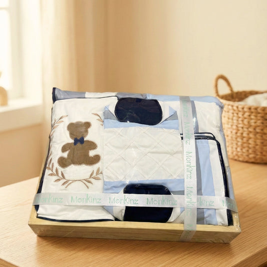 Classic Teddy Cot Bedding Set Hamper