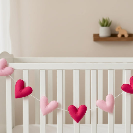 Colorful Hearts Bunting