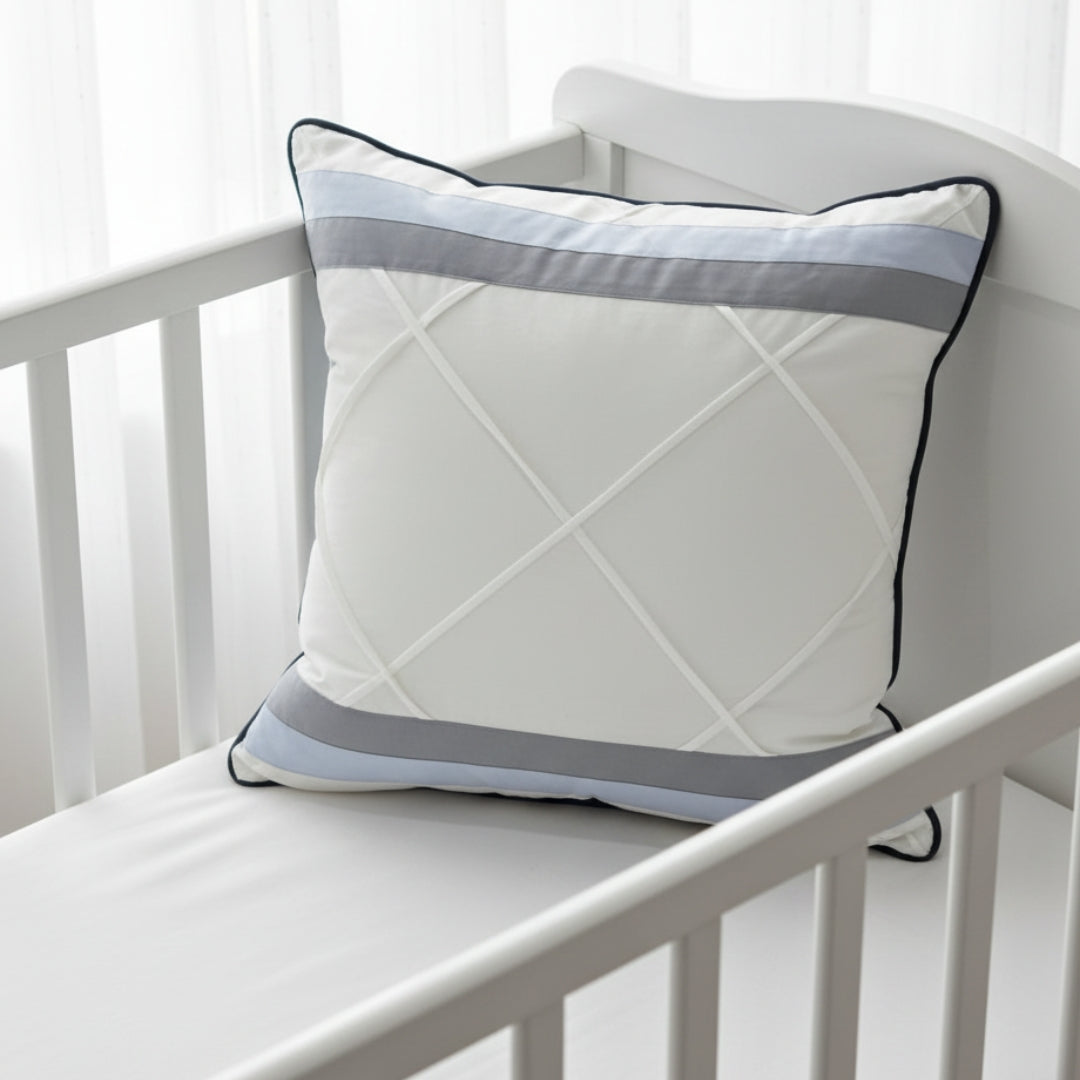 Pleated Stripe Cushion Cover