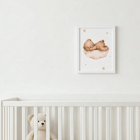 Cloudy Bear Dreams Frame- Floating with Love