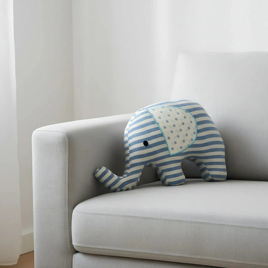Colourful Elephant Cushion- Personalised Name