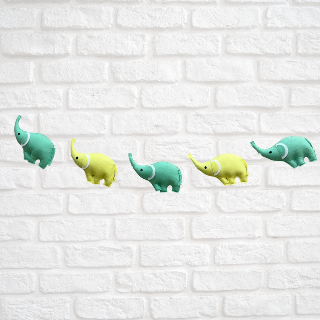 Elephant Bunting- Perfect for Cots