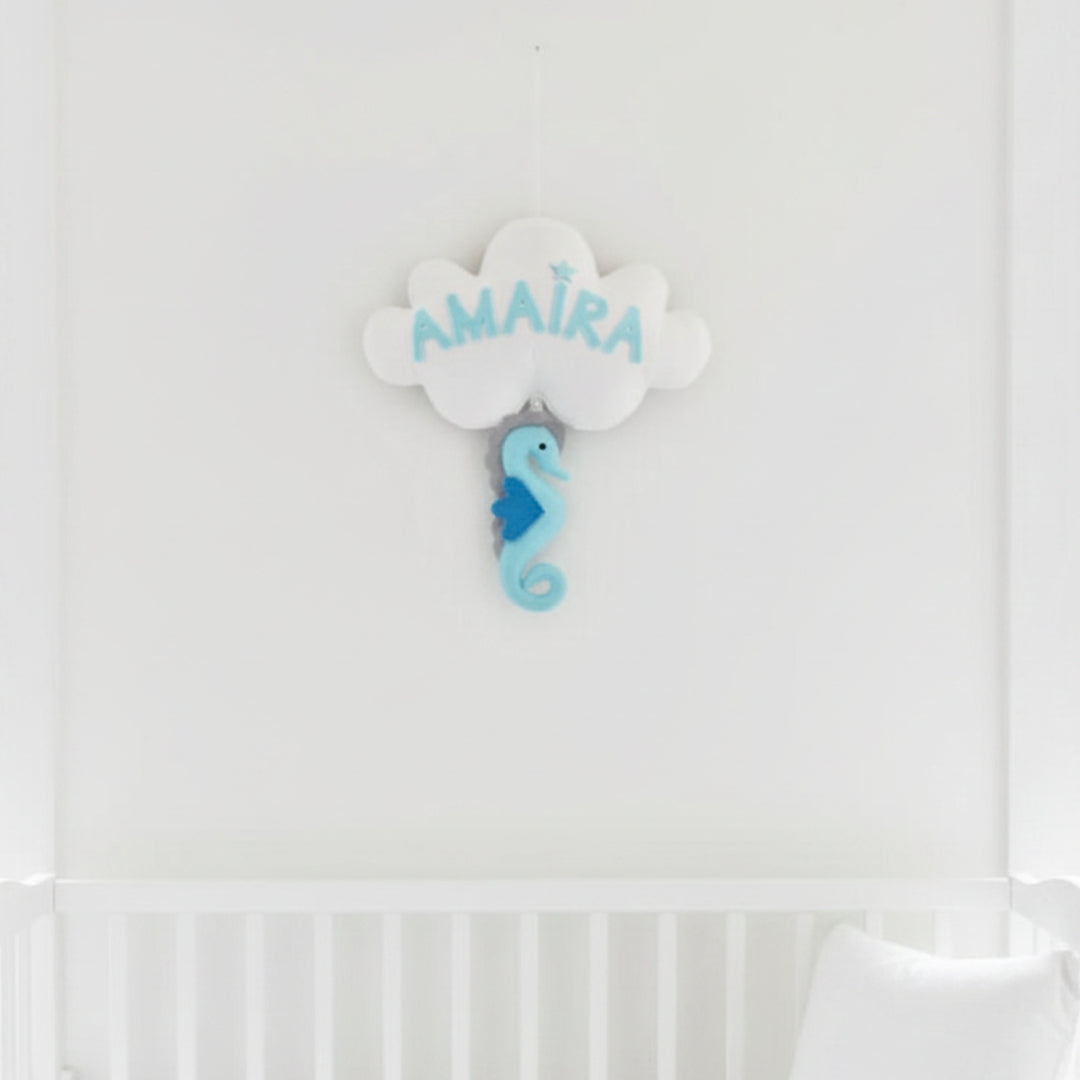 Personalised Name Cloud Hanging with Mini