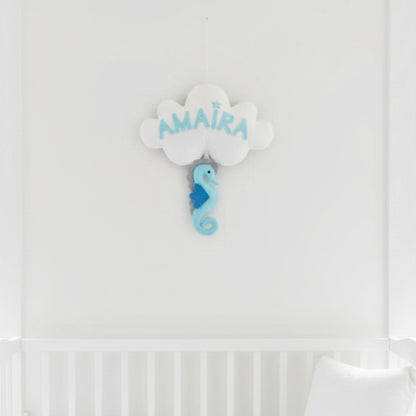 Personalised Name Cloud Hanging with Mini