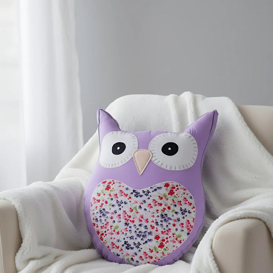 Colourful Owl Cushion