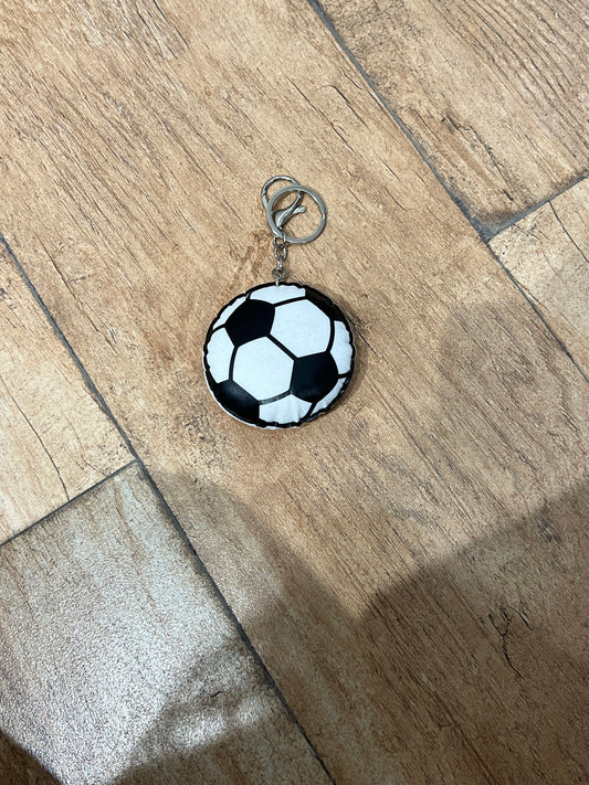 MonkiCharm Personalised Felt Keychains/Charms - Football