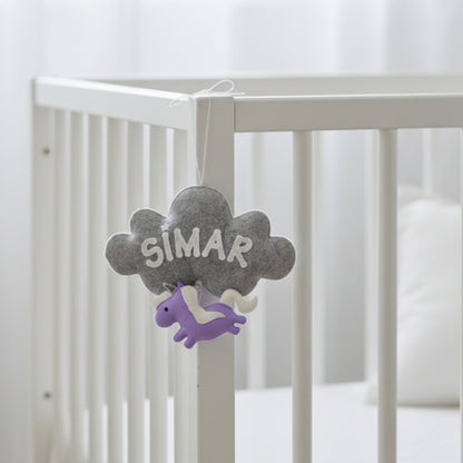 Personalised Name Cloud Hanging with Mini