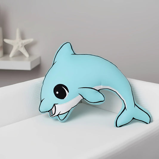 Dolphin Shaped Cushion- Ocean Theme Decor