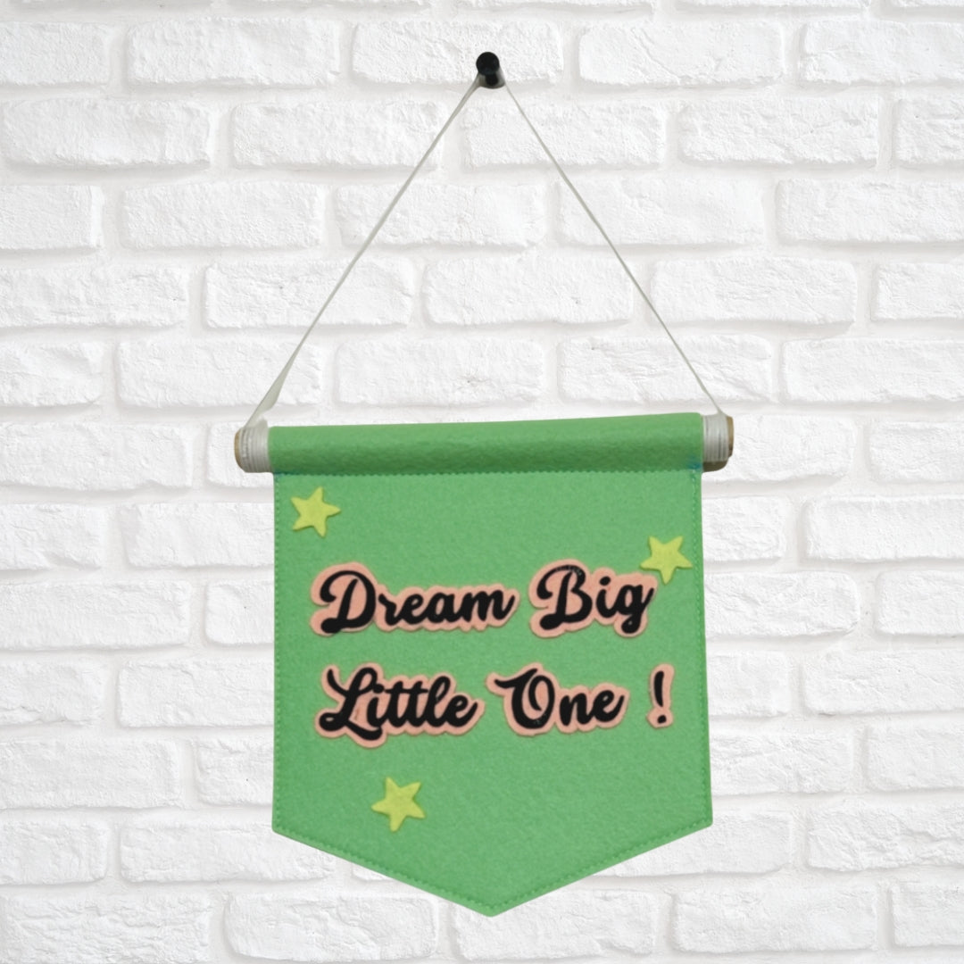 Custom Felt Wall Banner for Baby Room – Personalised Name or Quote | Nursery Décor