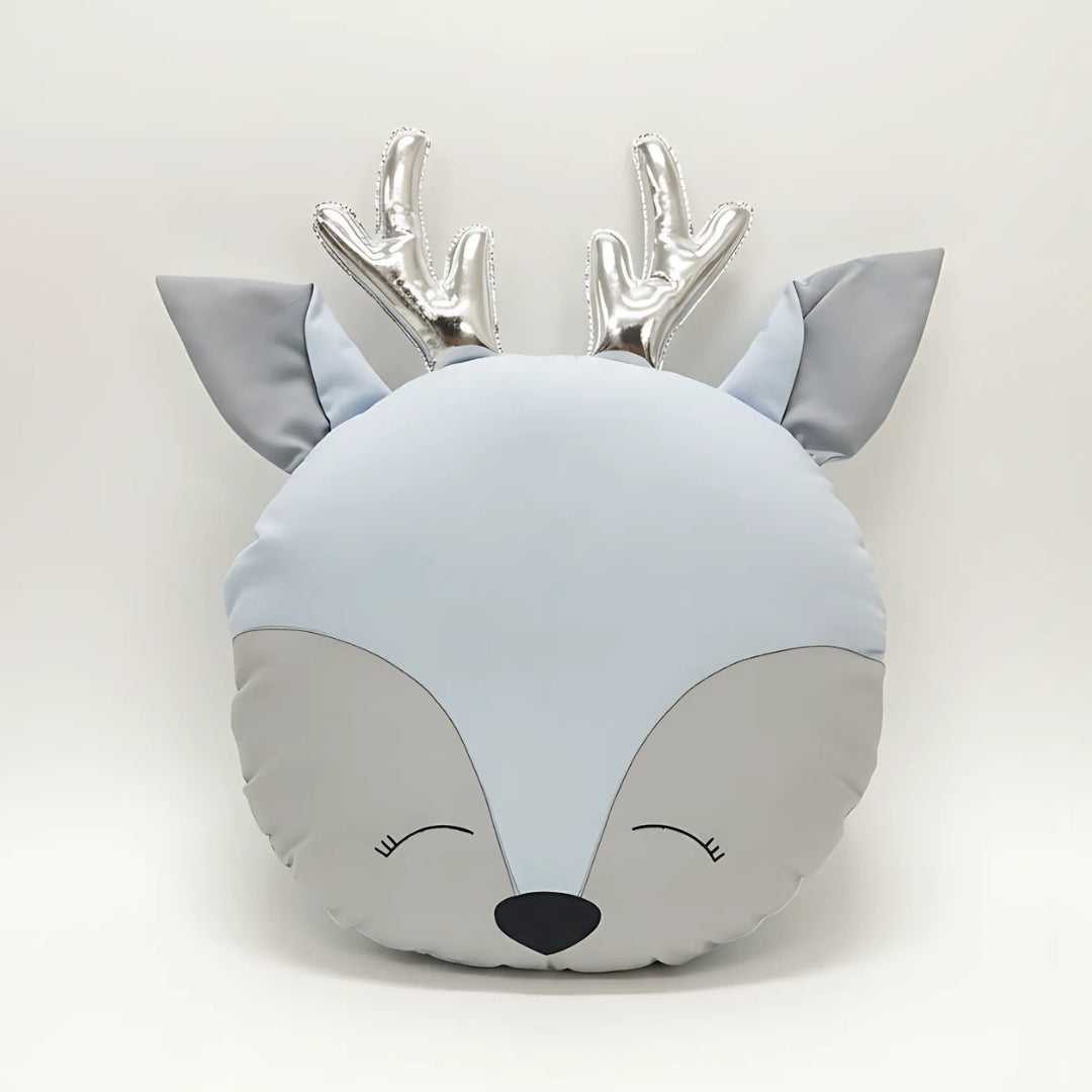 Cuddle Reindeer Cotton Pillow – Kids Room & Gifting