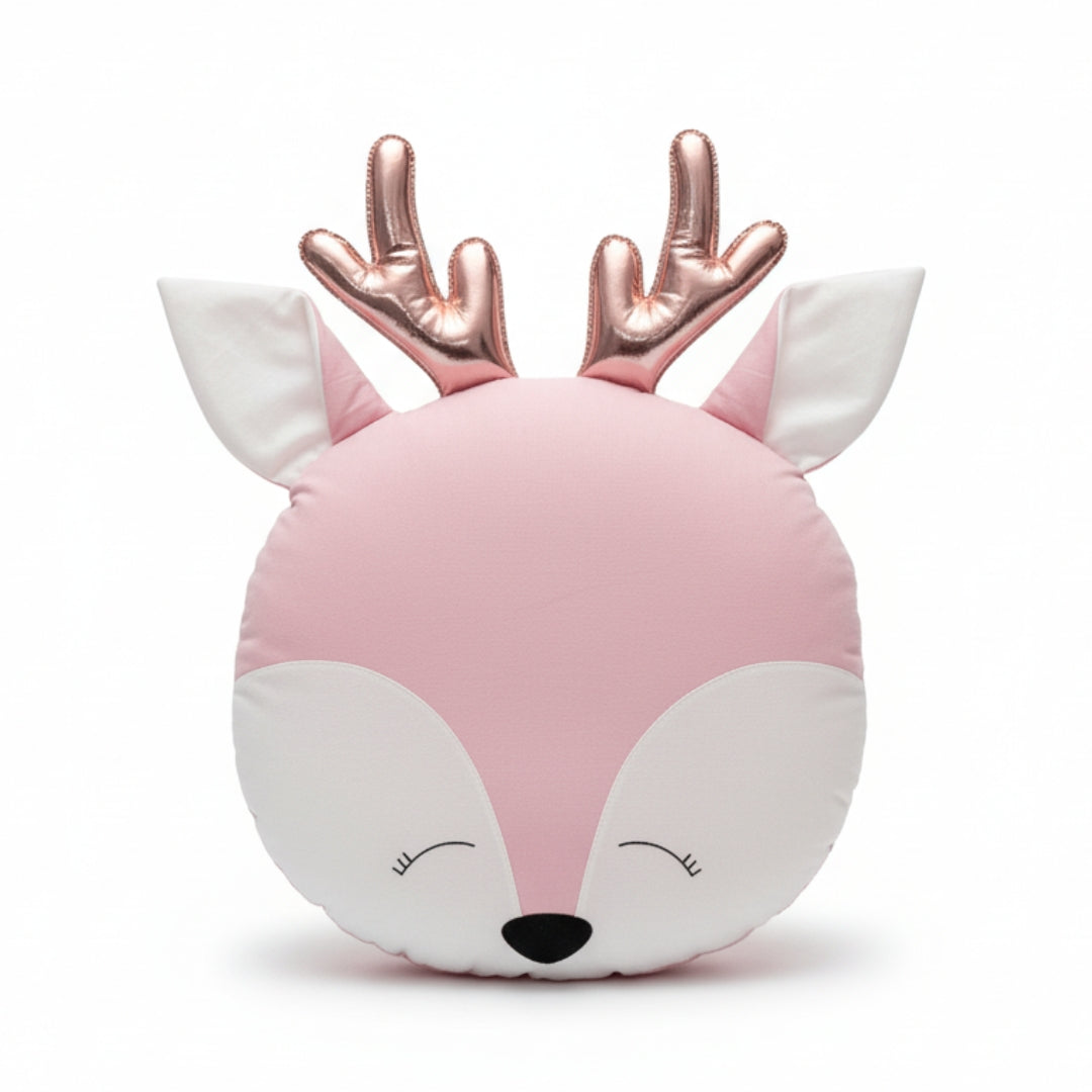 Cuddle Reindeer Cotton Pillow – Kids Room & Gifting