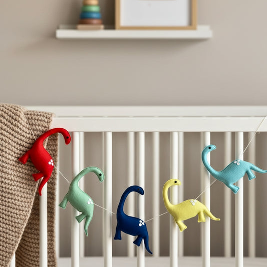 Dinosaur Bunting (Multi Colour)