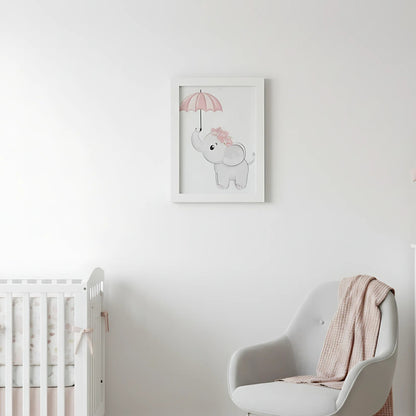 Blush Elephant Dreams Frame - For Little Dreamers