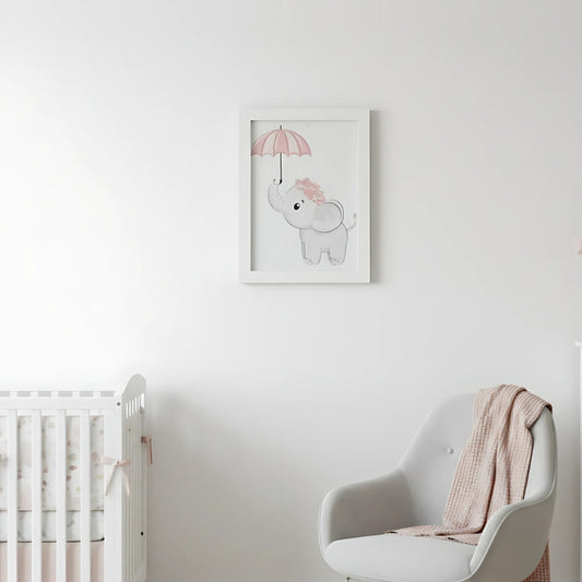 Blush Elephant Dreams Frame - For Little Dreamers