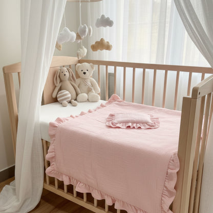 Snuggle Cloud Baby Muslin Blanket - 100% Cotton