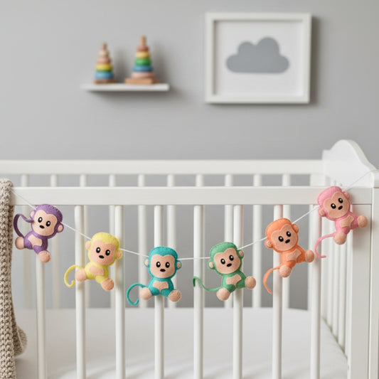 Monkey Around Bunting- Colourful & Stylish
