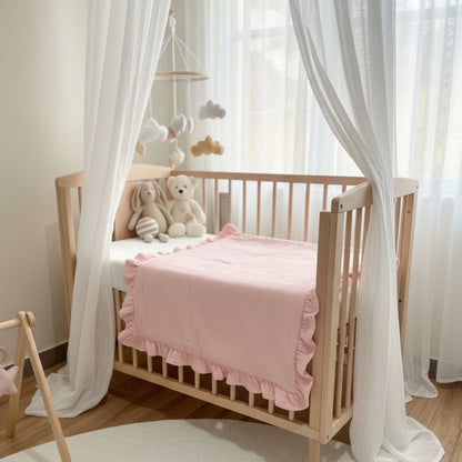 Snuggle Cloud Baby Muslin Blanket - 100% Cotton