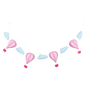 Hot Air Balloon Felt Bunting | Nursery & Party Decor