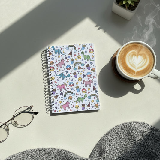 Unicorn & Friends A5 Ruled Notebook