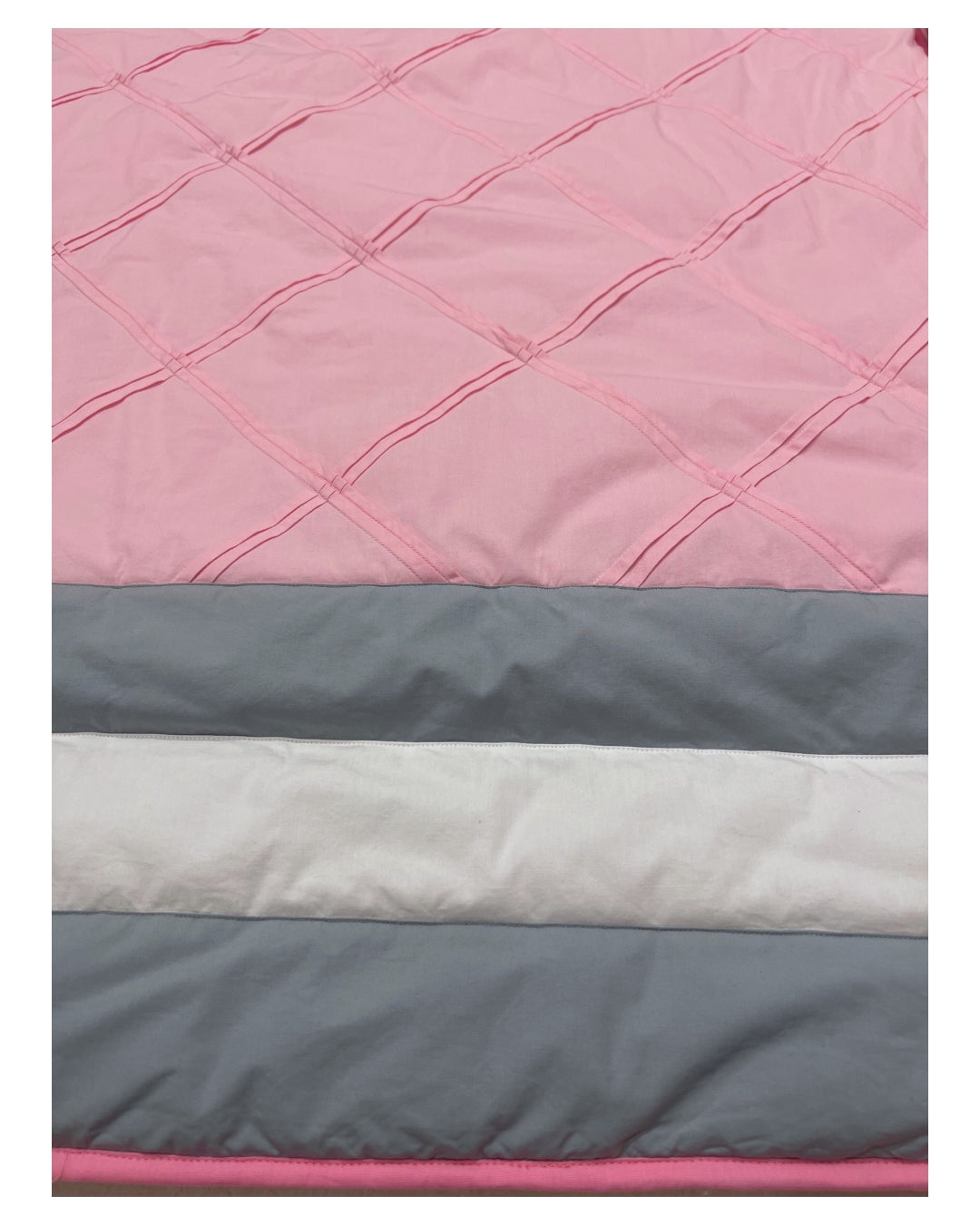 Teddy Stripes Bedding Set (Pink)
