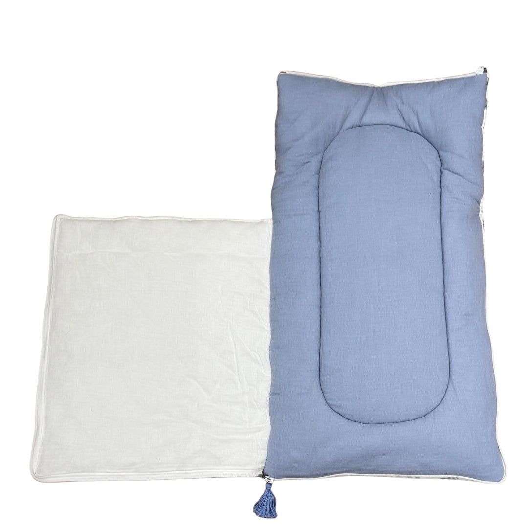 SnugPod Cotton Muslin Baby Sleeping Bag - Elephant Dreams