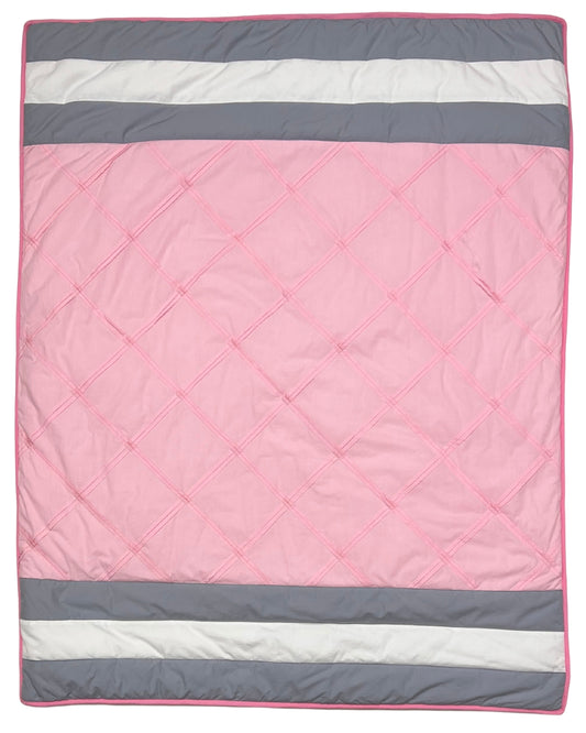Dreamy Stripes Quilt (Pink)