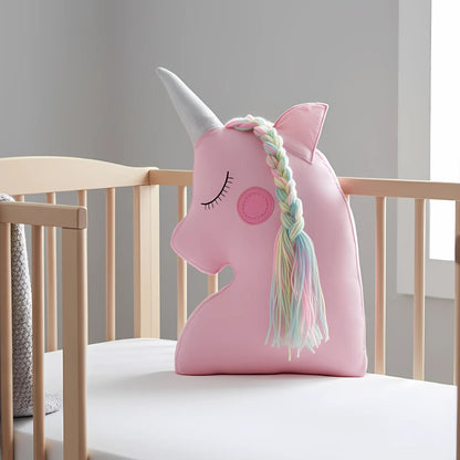 Colourful Unicorn Shaped Cushion