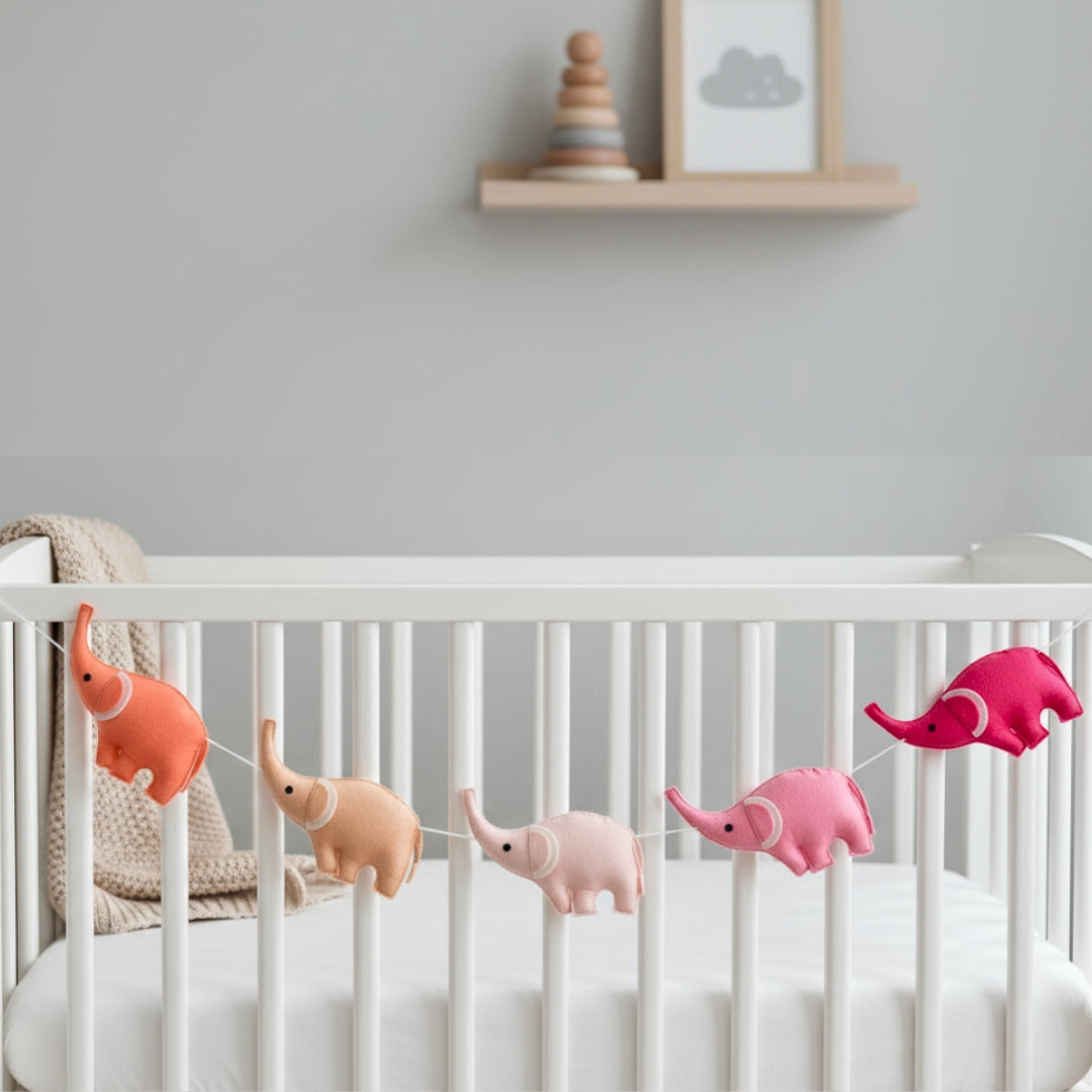 Elephant Bunting- Perfect for Cots