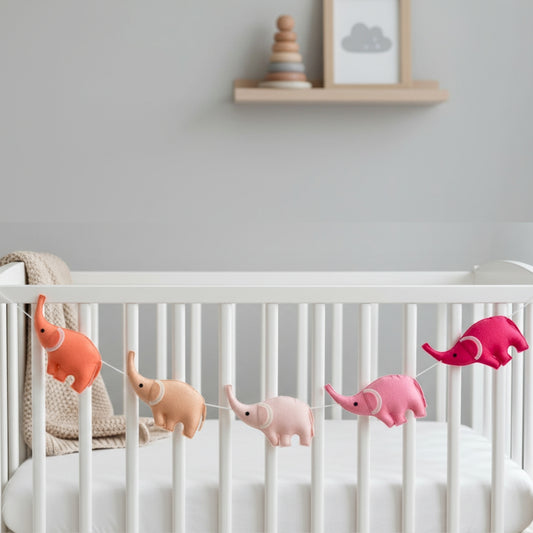 Elephant Bunting- Perfect for Cots