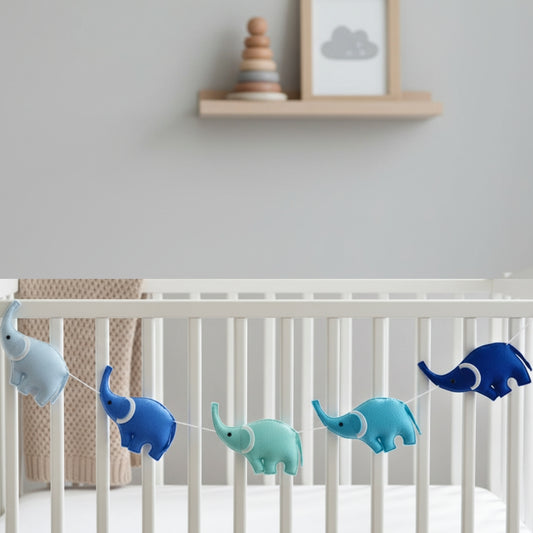 Elephant Bunting - Blue