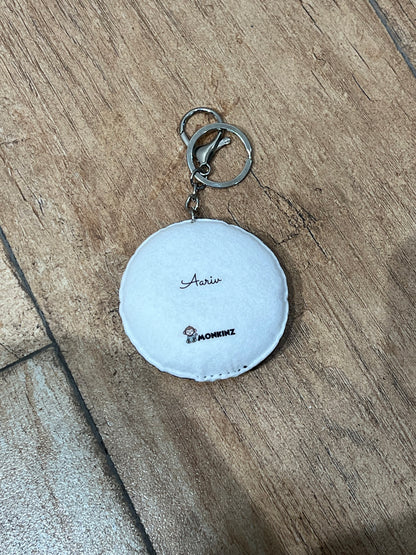 MonkiCharm Personalised Felt Keychains/Charms - Football
