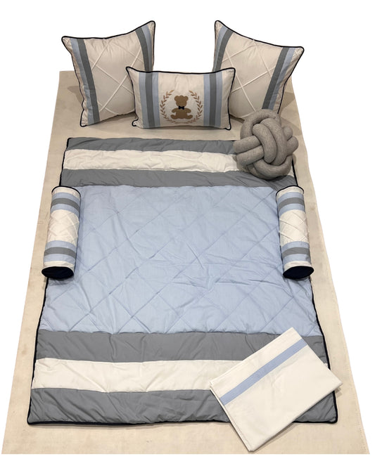 Teddy Stripes Bedding Set