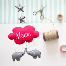 Load image into Gallery viewer, Cloudy Elephant Party Hanging
