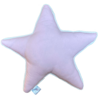 Colourful Pom Pom Star Shaped Cushion- Playful and Cozy