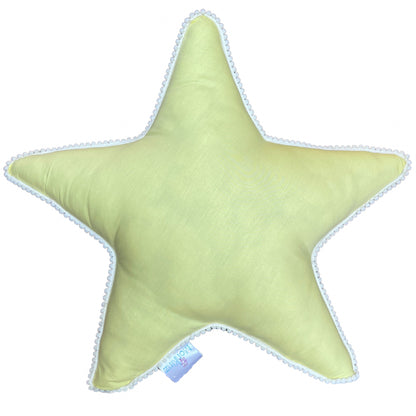Colourful Pom Pom Star Shaped Cushion- Playful and Cozy
