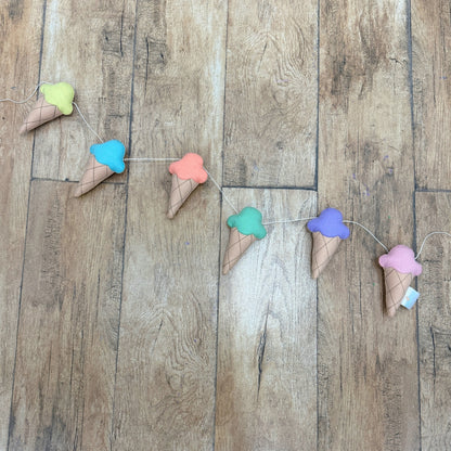 Multi Colour Ice Cream Bunting