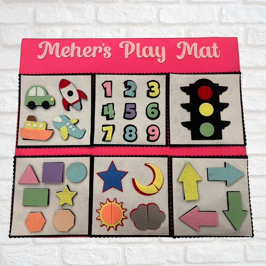 Interactive Felt Play Mat for Kids