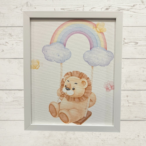 Portrait Frames Set With Lion Image