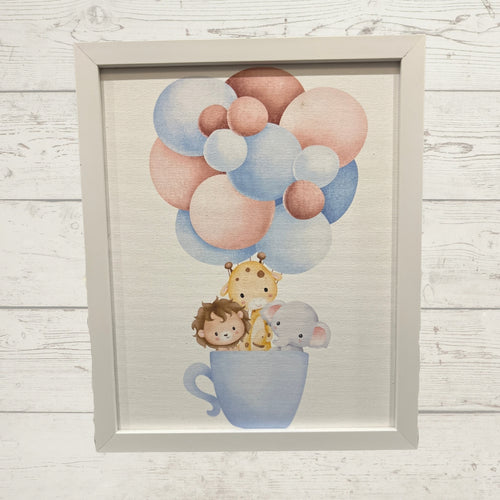 Wild Animal Portrait Frames Set