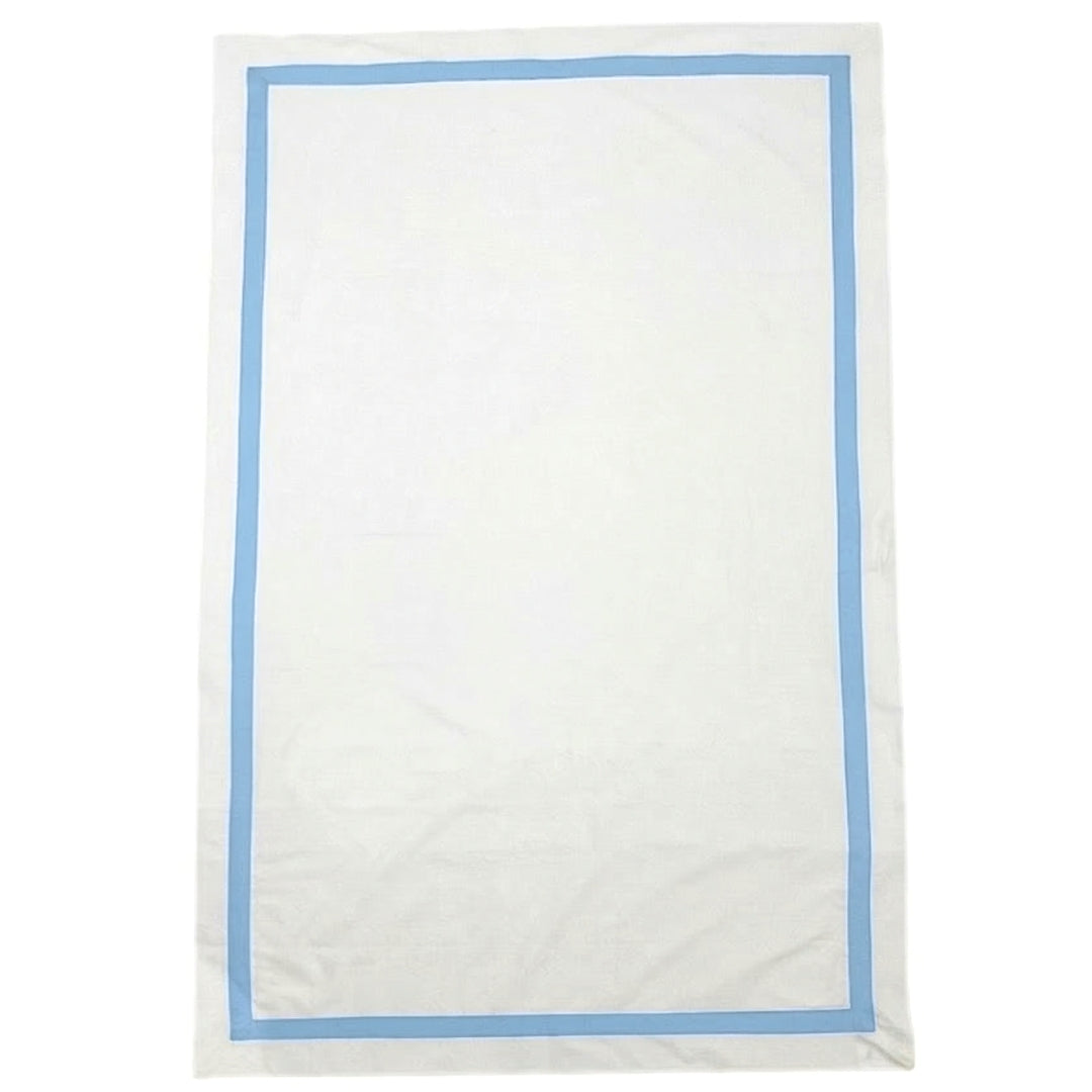 Sleepy Teddy on Cloud Nursery Bedding Set – Blue