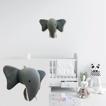 Load image into Gallery viewer, Elephant Head Wall Hanging
