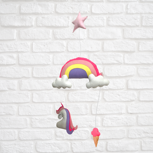 All Things Pretty Hanging (Felt Fabric Hanging)