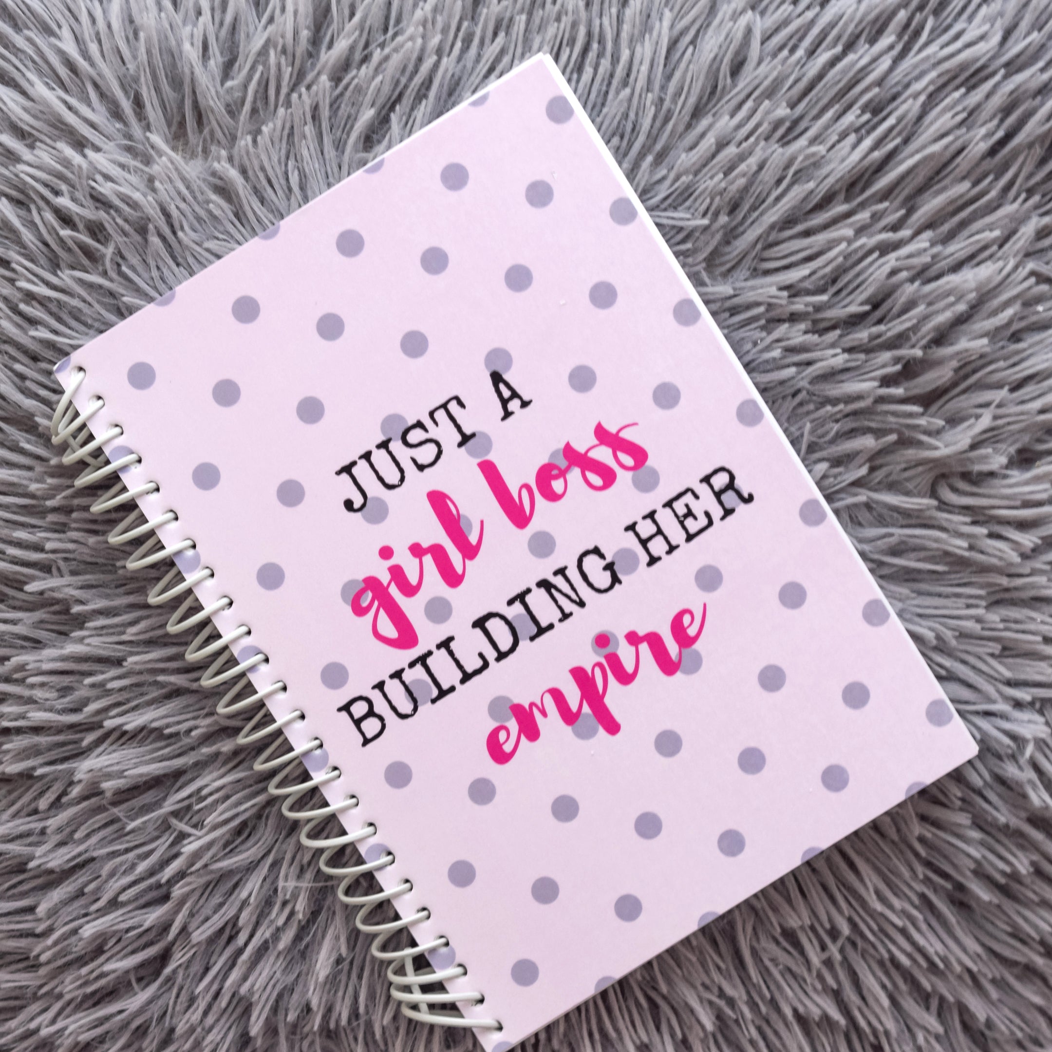 Just A Girl Boss Building Her Empire Notebook Quaderno foderato