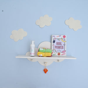 Cloud Shelf with Knobs