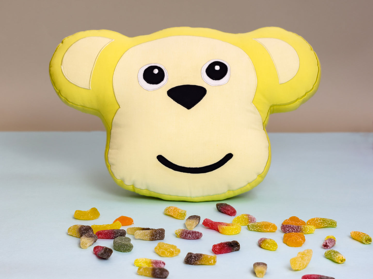 Monkey Shaped Cushion - Monkinz