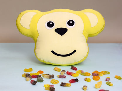 Monkey Shaped Cushion - Monkinz
